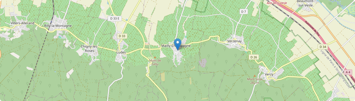 Mailly-Champagne - Carte