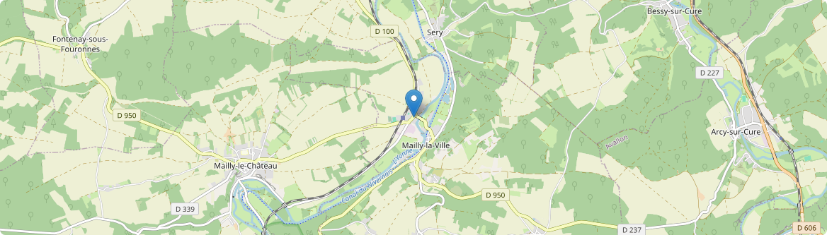 Mailly-la-Ville - Carte