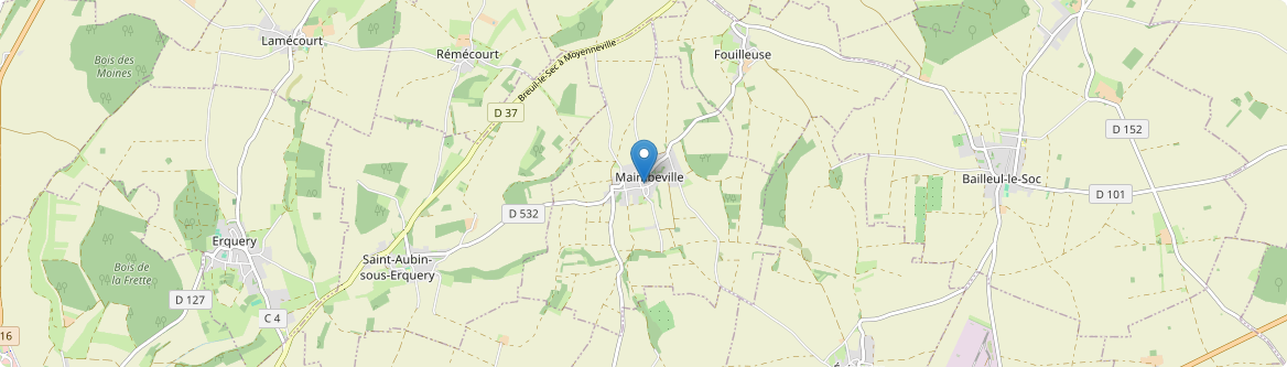 Maimbeville - Carte