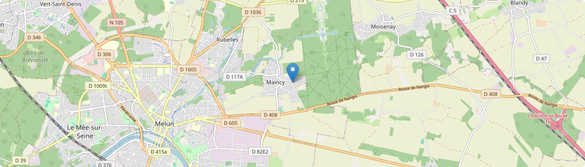 Maincy - Carte