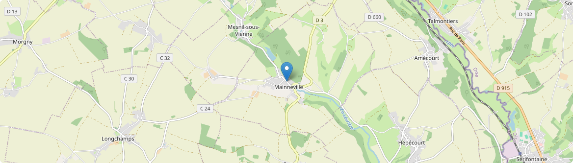 Mainneville - Carte