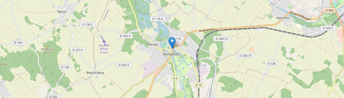 Maintenon - Carte