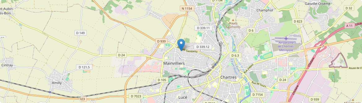 Mainvilliers - Carte