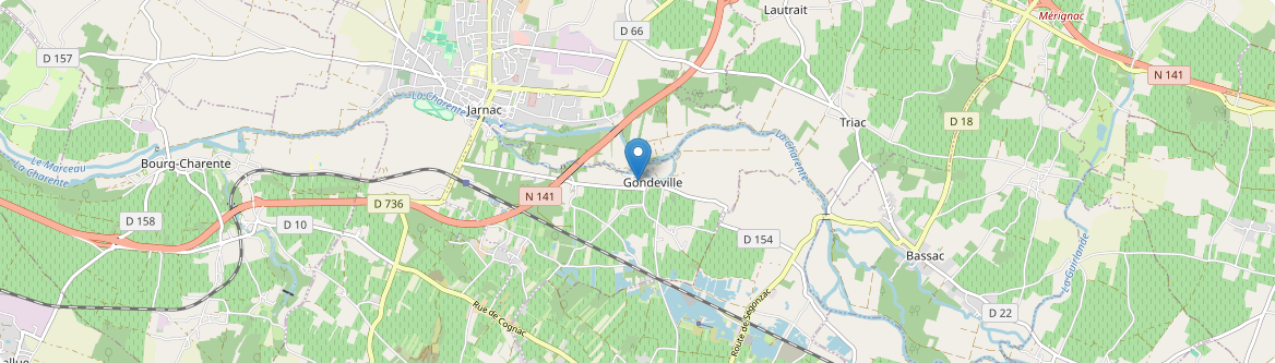 Mainxe-Gondeville - Carte