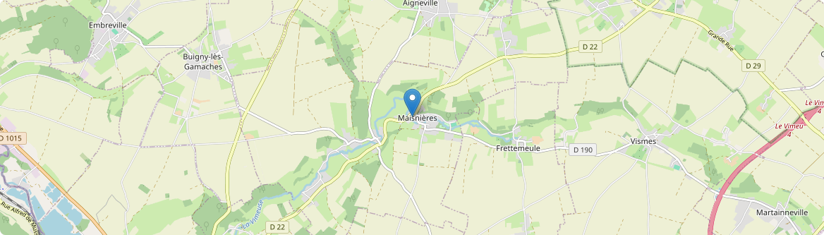 Maisnières - Carte