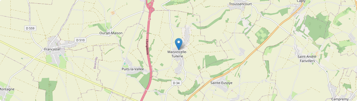 Maisoncelle-Tuilerie - Carte