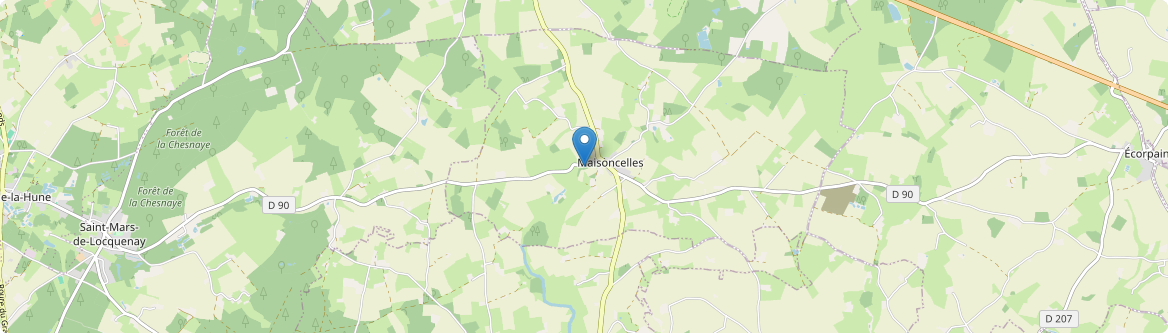 Maisoncelles - Carte