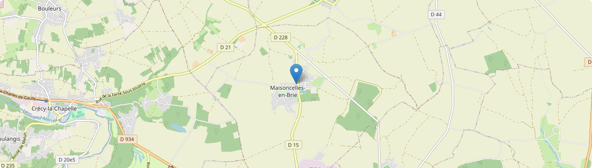 Maisoncelles-en-Brie - Carte