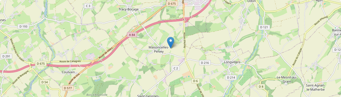 Maisoncelles-Pelvey - Carte