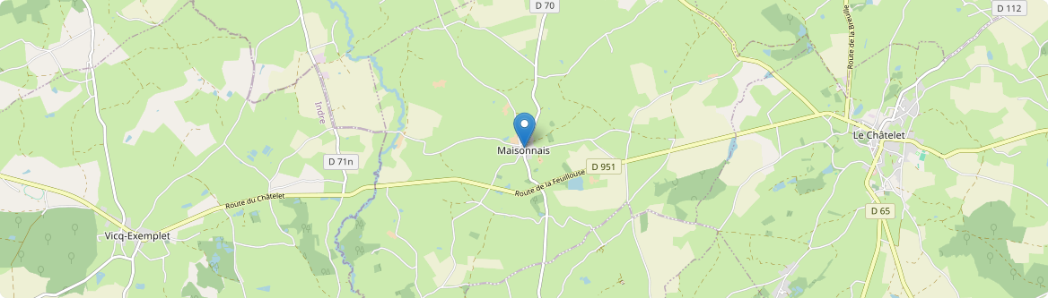 Maisonnais - Carte