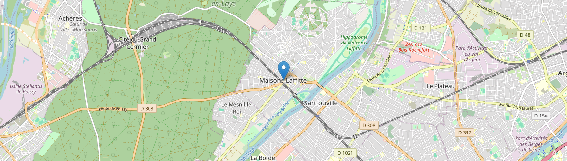 Maisons-Laffitte - Carte