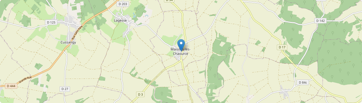 Maisons-lès-Chaource - Carte