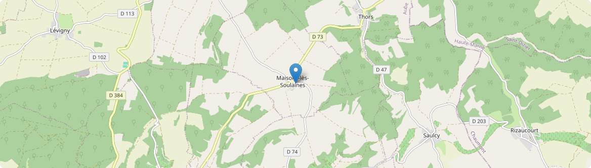 Maisons-lès-Soulaines - Carte