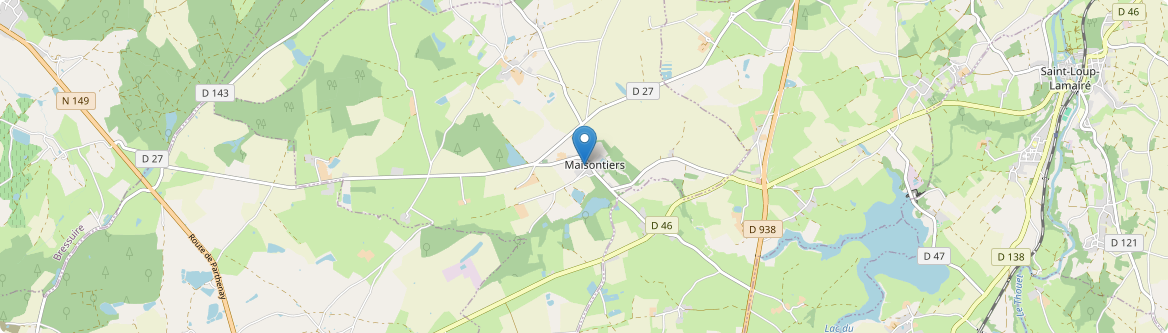 Maisontiers - Carte