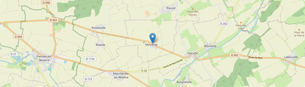 Maizeray - Carte