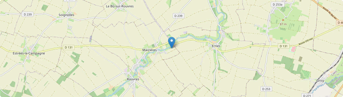 Maizières - Carte