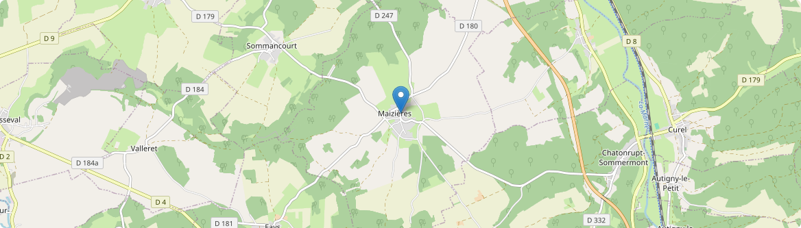 Maizières - Carte