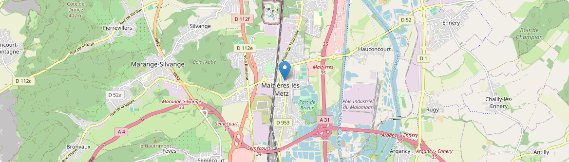 Maizières-lès-Metz - Carte