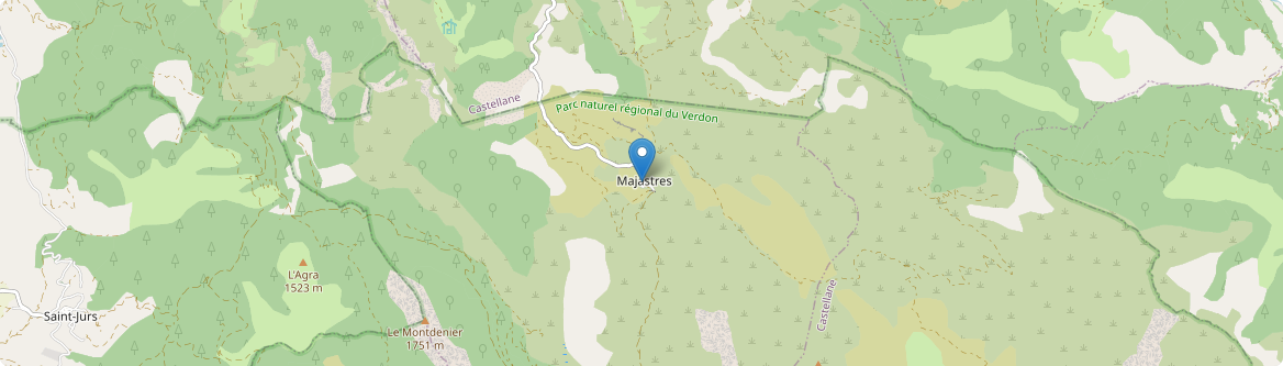Majastres - Carte