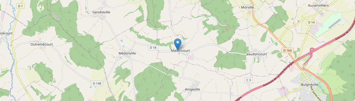 Malaincourt - Carte