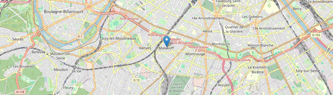 Malakoff - Carte