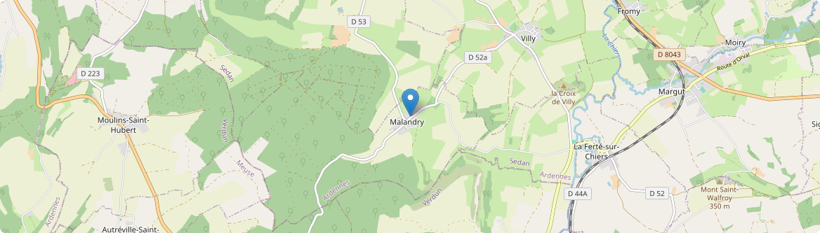 Malandry - Carte