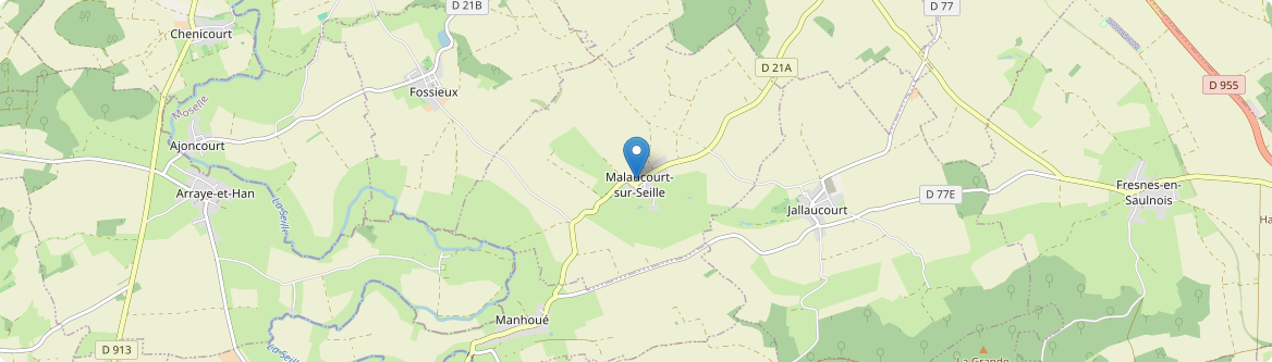 Malaucourt-sur-Seille - Carte