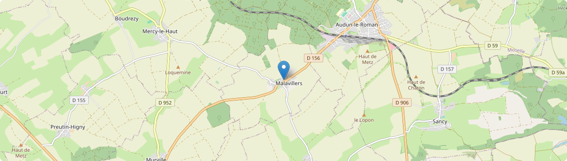 Malavillers - Carte