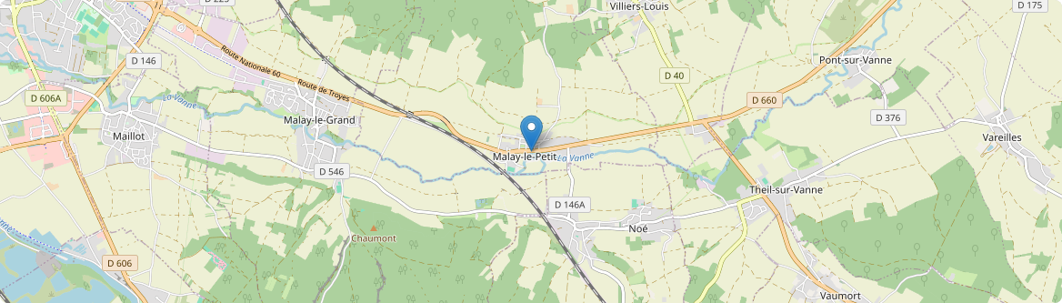 Malay-le-Petit - Carte