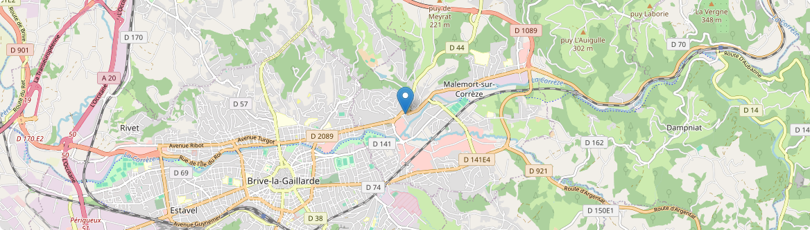 Malemort - Carte