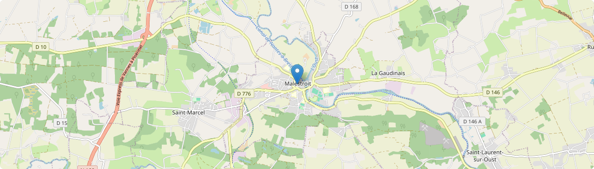Malestroit - Carte