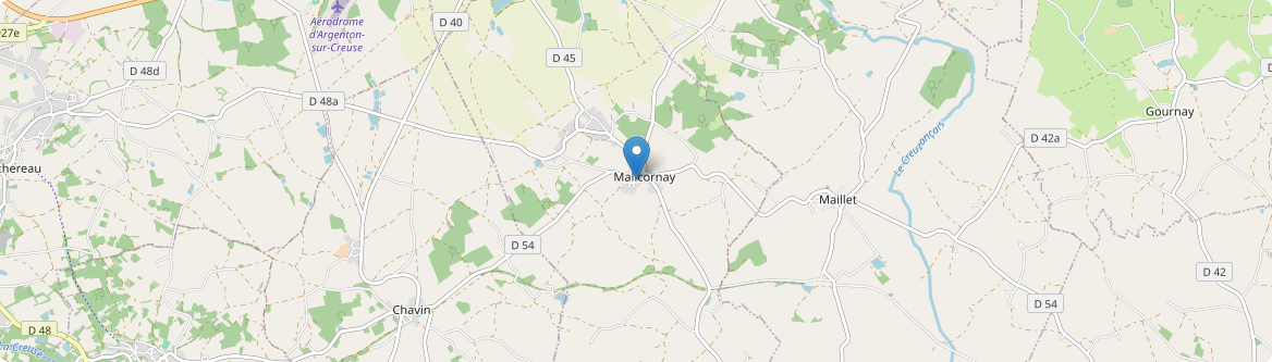 Malicornay - Carte