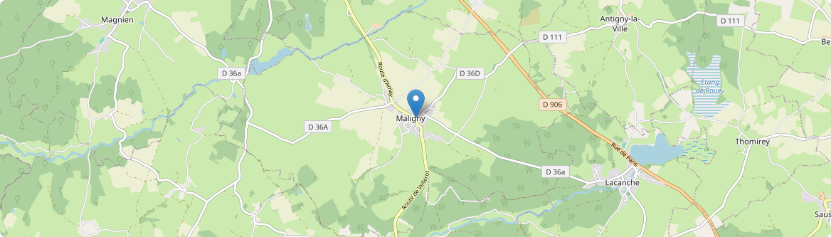 Maligny - Carte