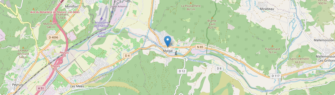 Malijai - Carte