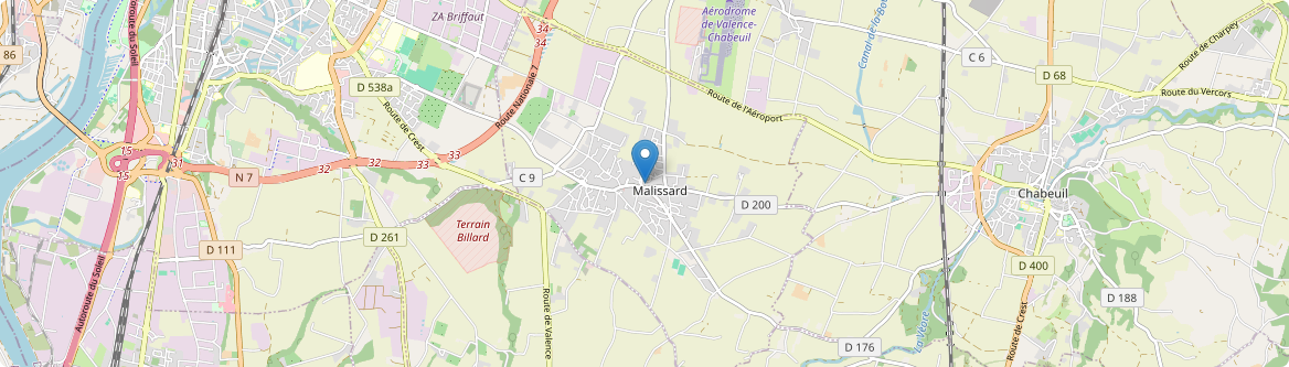 Malissard - Carte