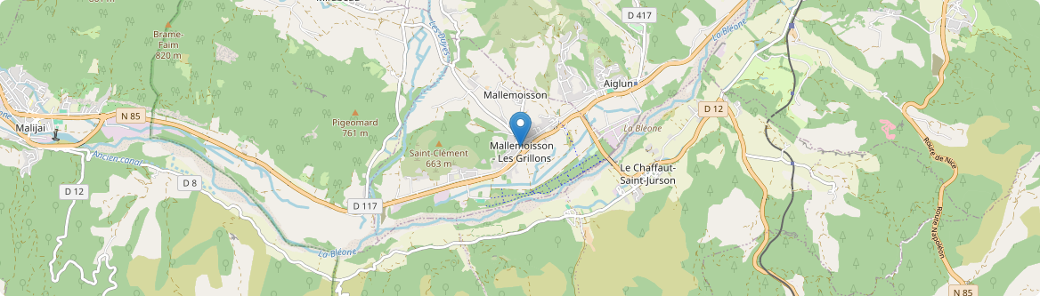 Mallemoisson - Carte