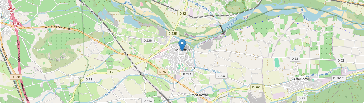 Mallemort - Carte