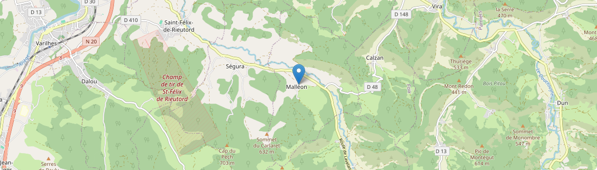 Malléon - Carte