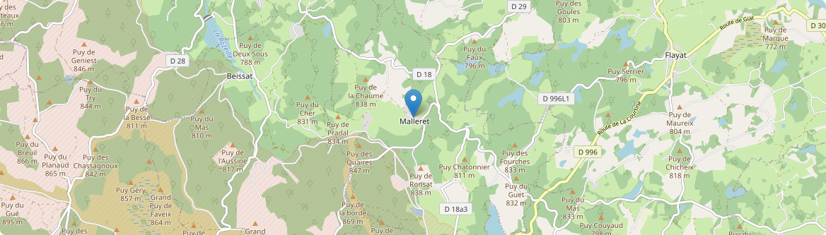 Malleret - Carte