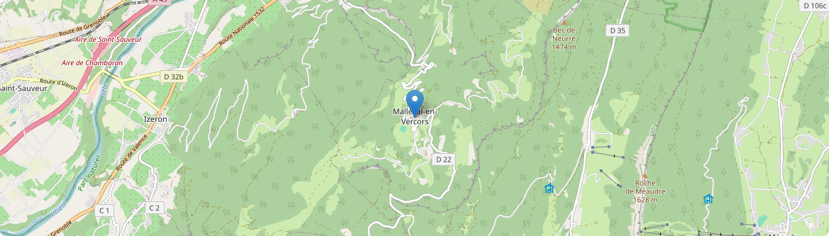 Malleval-en-Vercors - Carte
