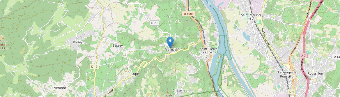 Malleval - Carte