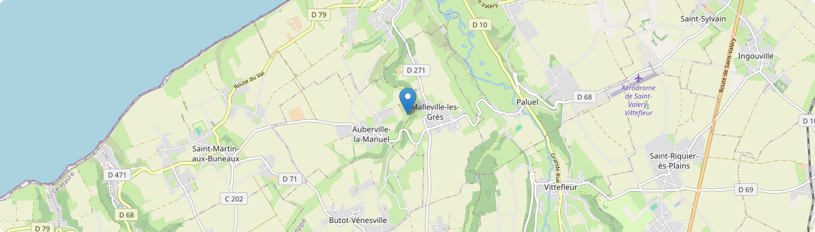 Malleville-les-Grès - Carte