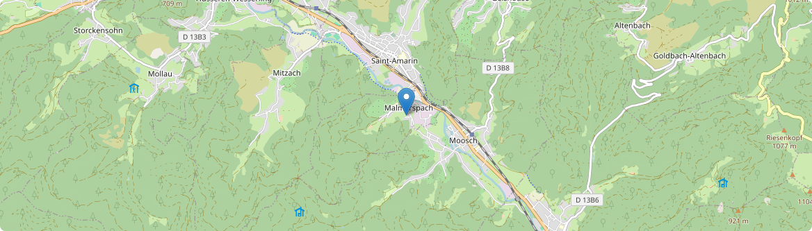 Malmerspach - Carte