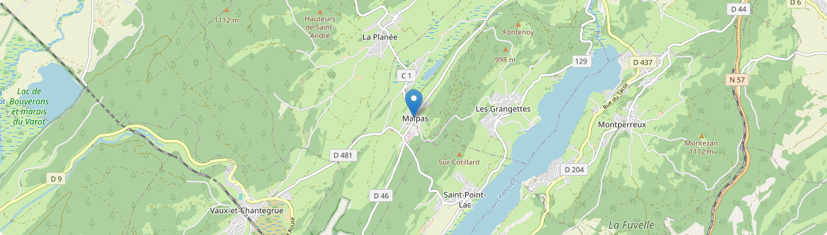 Malpas - Carte