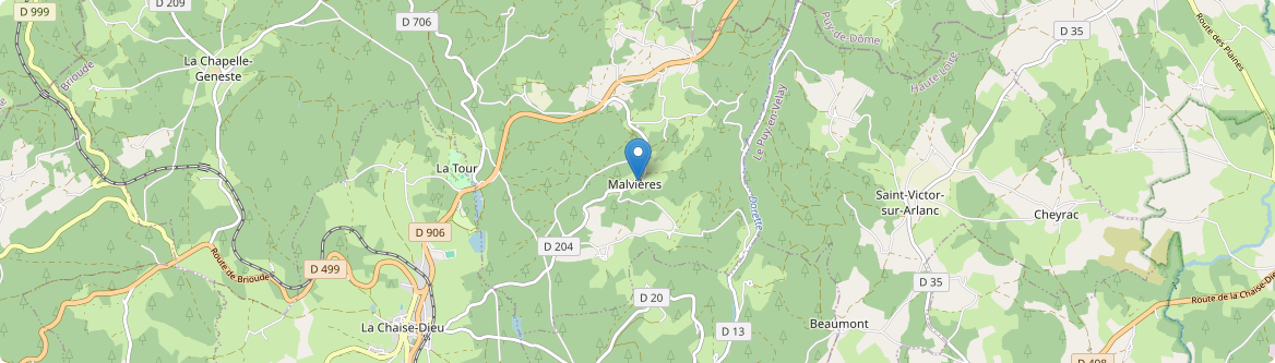 Malvières - Carte