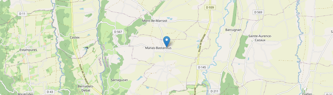 Manas-Bastanous - Carte
