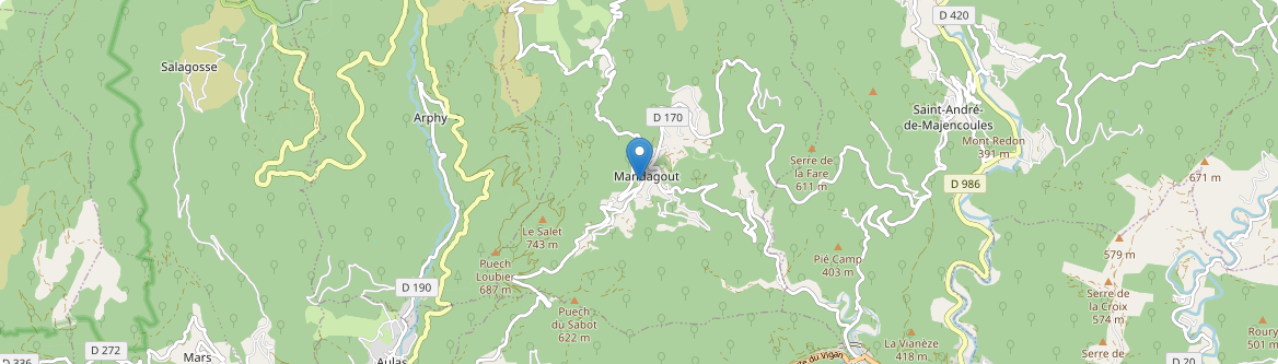 Mandagout - Carte