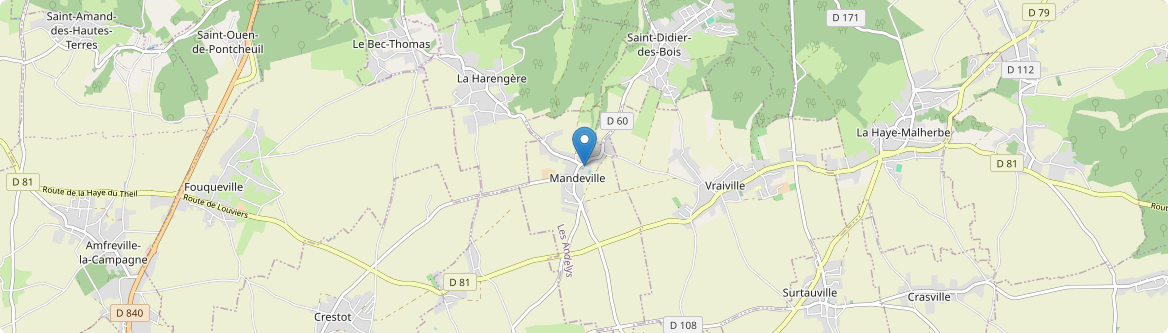 Mandeville - Carte