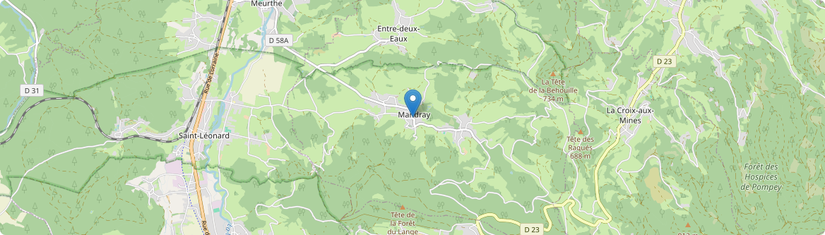 Mandray - Carte