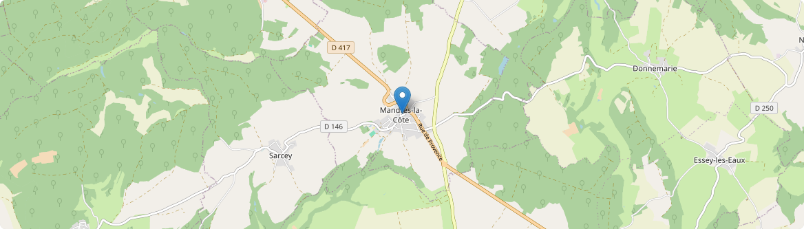 Mandres-la-Côte - Carte